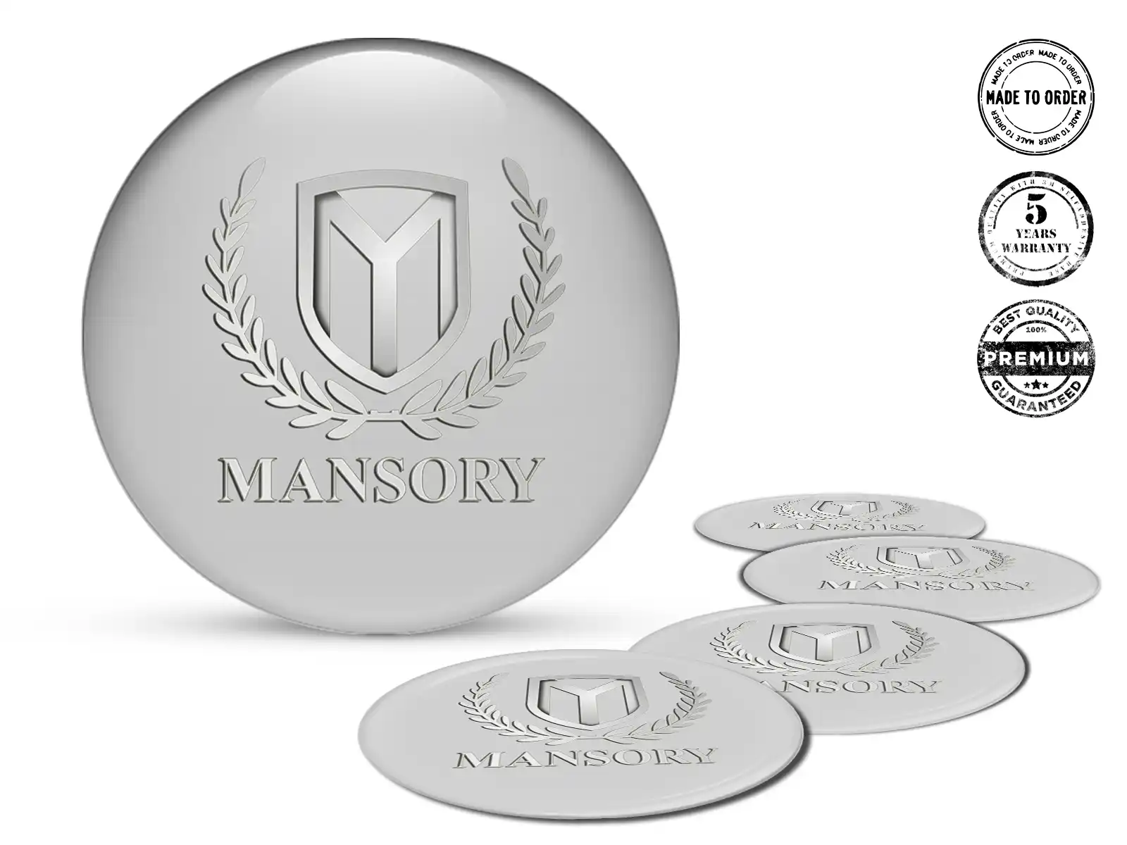 Mansory Felgenaufkleber Edition Epoxy-Dome-Upgrade